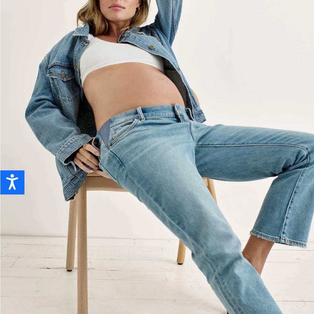 Hatch The Crop Maternity Jean Sz 27 NWOT